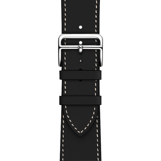 Apple Watch Faux Leather Band Black