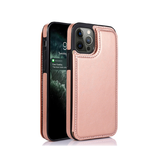 iPhone 15 Pro Max Back Flip Leather Wallet