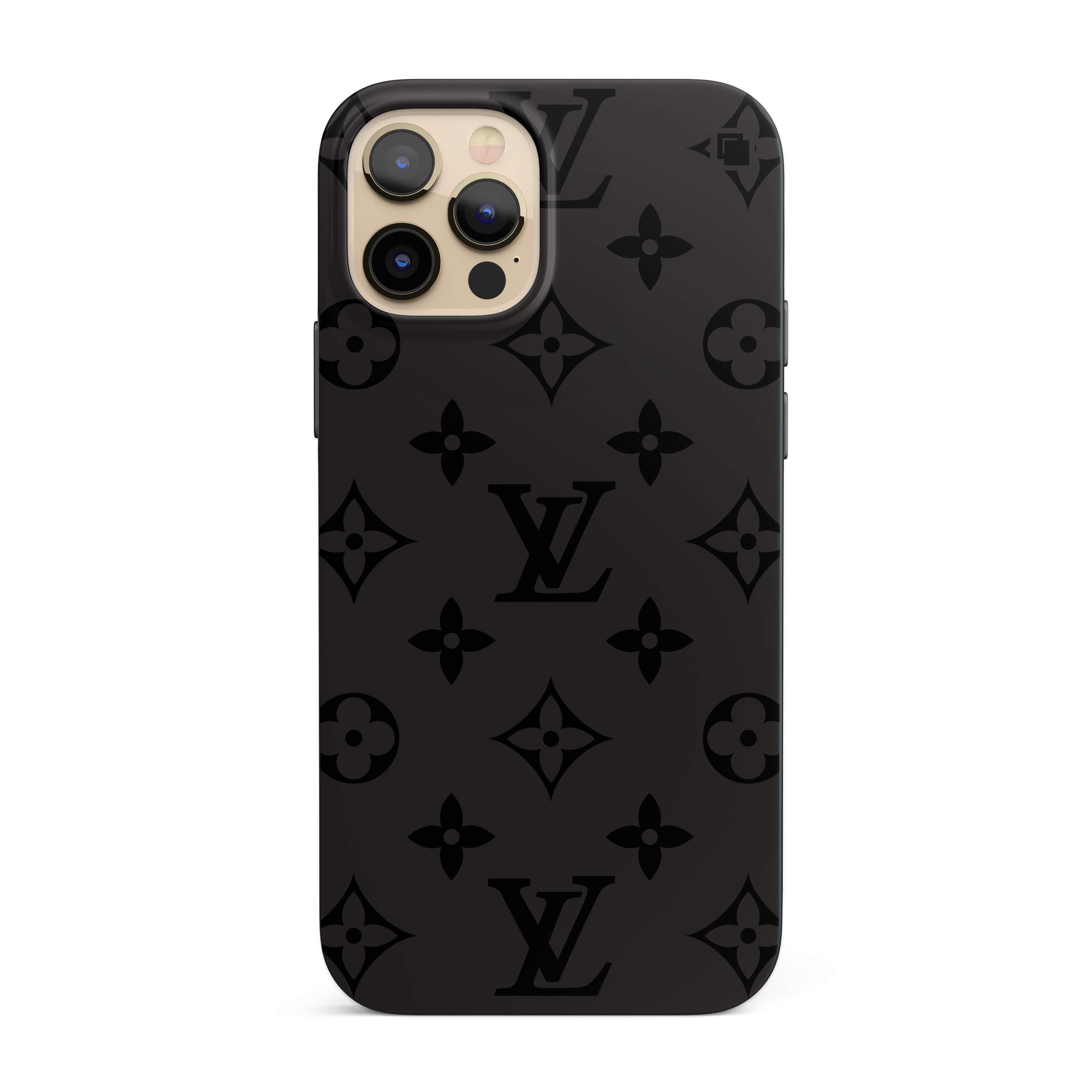 iPhone CP Print Case LV Emphasis Triple Black – The Phone Project