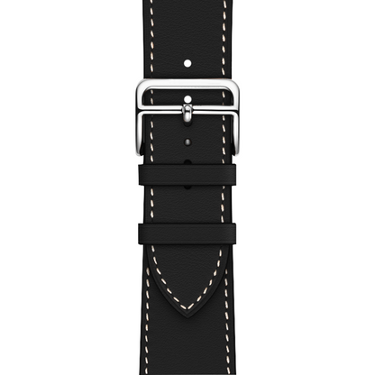 Apple Watch Faux Leather Band Black