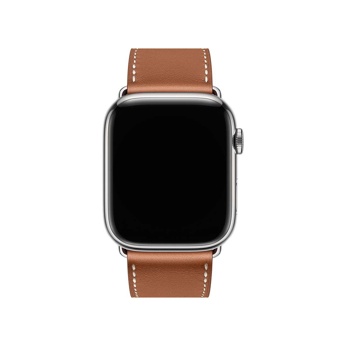 Apple Watch Faux Leather Band Brown