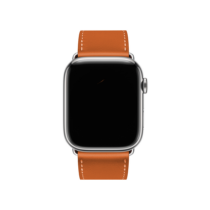 Apple Watch Faux Leather Band Tan