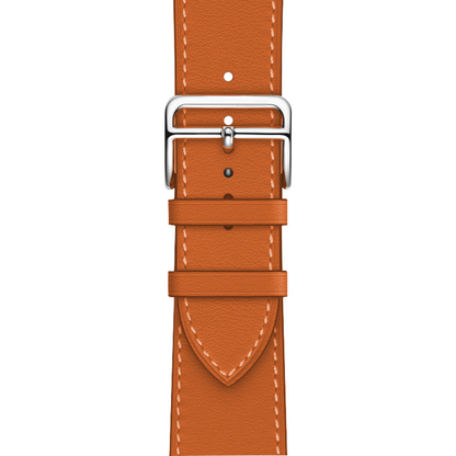 Apple Watch Faux Leather Band Tan