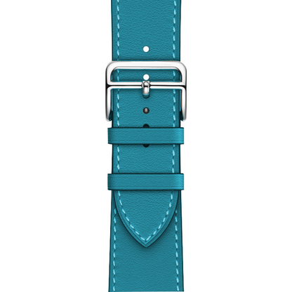 Apple Watch Faux Leather Band Blue
