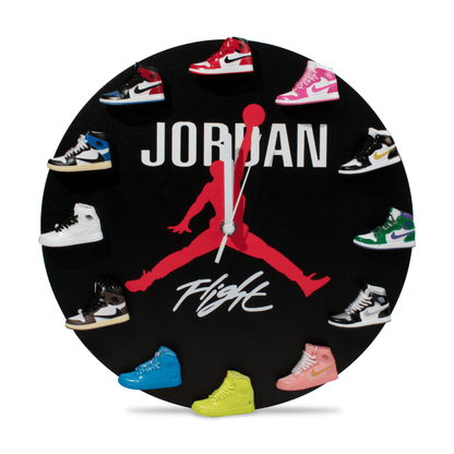 Air Jordan Clock with AJ1 Mini Kickz