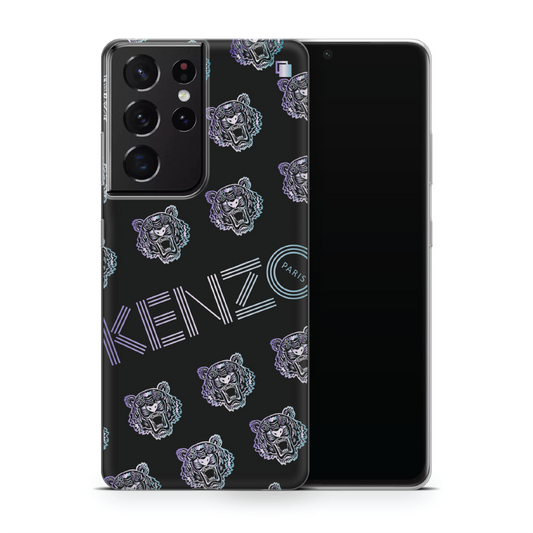 Samsung CP Print Case KNZ Tiger Heads Iridescent