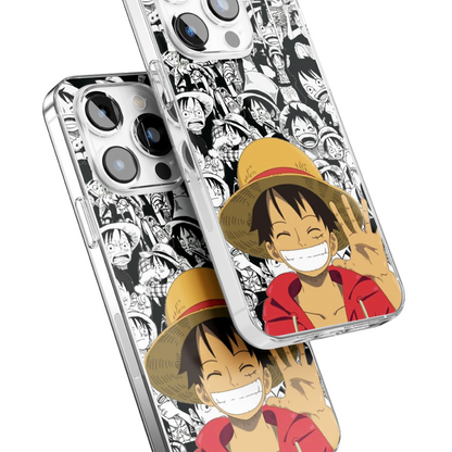 iPhone CP Print Case One Piece Luffy Comic Sans