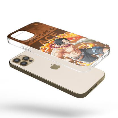 iPhone CP Print Case Portgas D Ace Chase