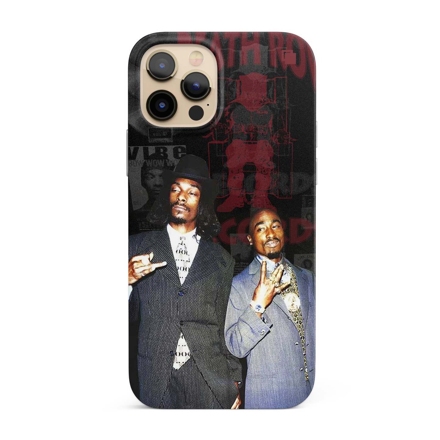 iPhone CP Print Case Tupac & Snoop Dogg Most Wanted