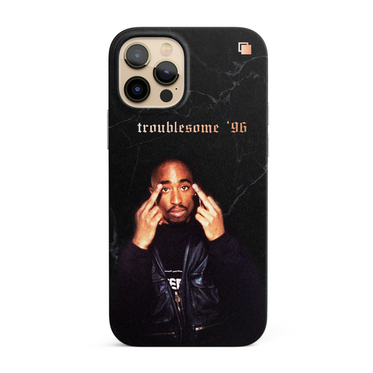 iPhone CP Print Case Tupac Troublesome