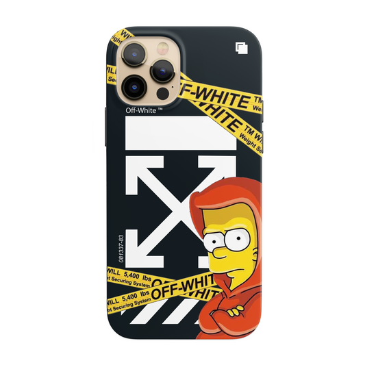 iPhone CP Print Case OW Bart Taped