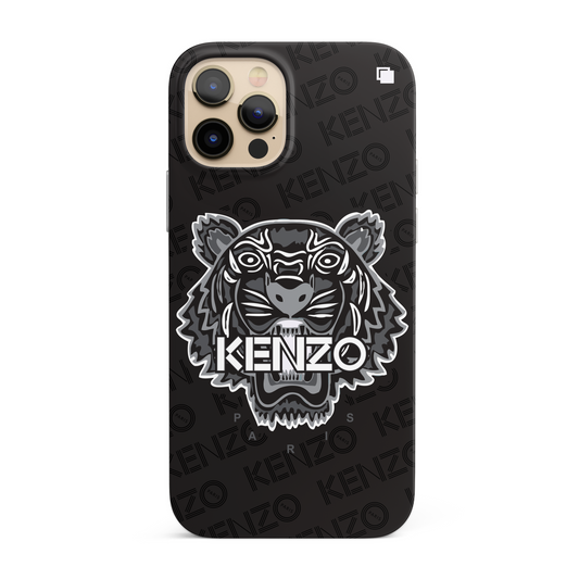 iPhone CP Print Case KNZ Tiger Monochome