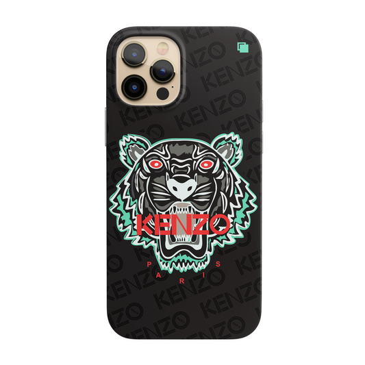 iPhone CP Print Case KNZ Tiger Seafoam