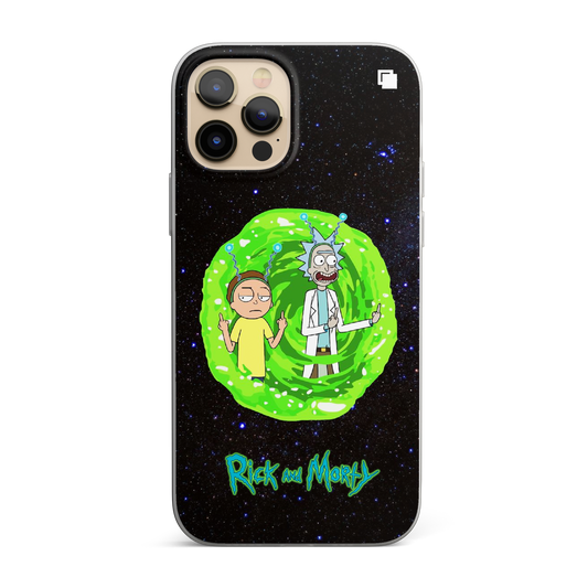 iPhone CP Print Case Rick & Morty Peace Among Worlds