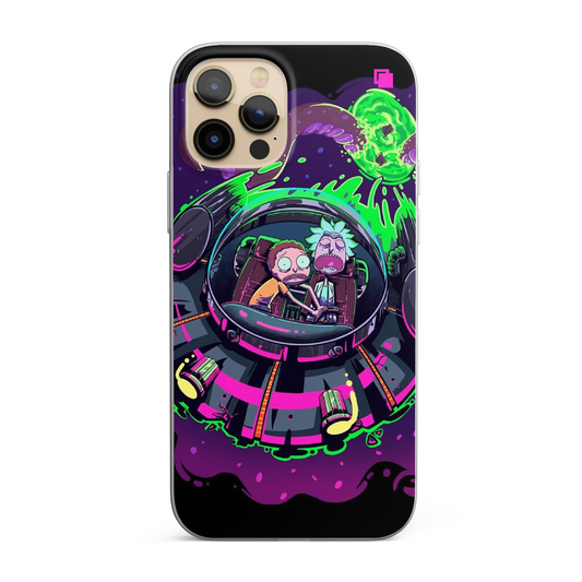 iPhone CP Print Case Rick & Morty Spacetrip
