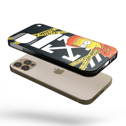 iPhone CP Print Case OW Bart Taped